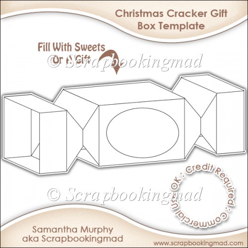 christmas cracker gift box template cu ok 163 3 50 christmas cracker gift box template cu ok 163 3 50